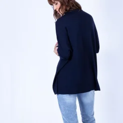 Maison Montagut Pulls>Pull Oversize Col Montant - Garance
