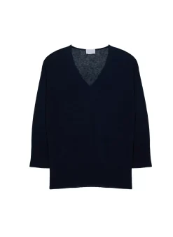 Maison Montagut Pulls>Pull Oversize Col V En Lin - Tiphaine