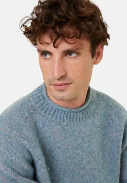 Maison Montagut Pulls>Pull Ras De Cou Chine En Laine Melangee - Ferdinand