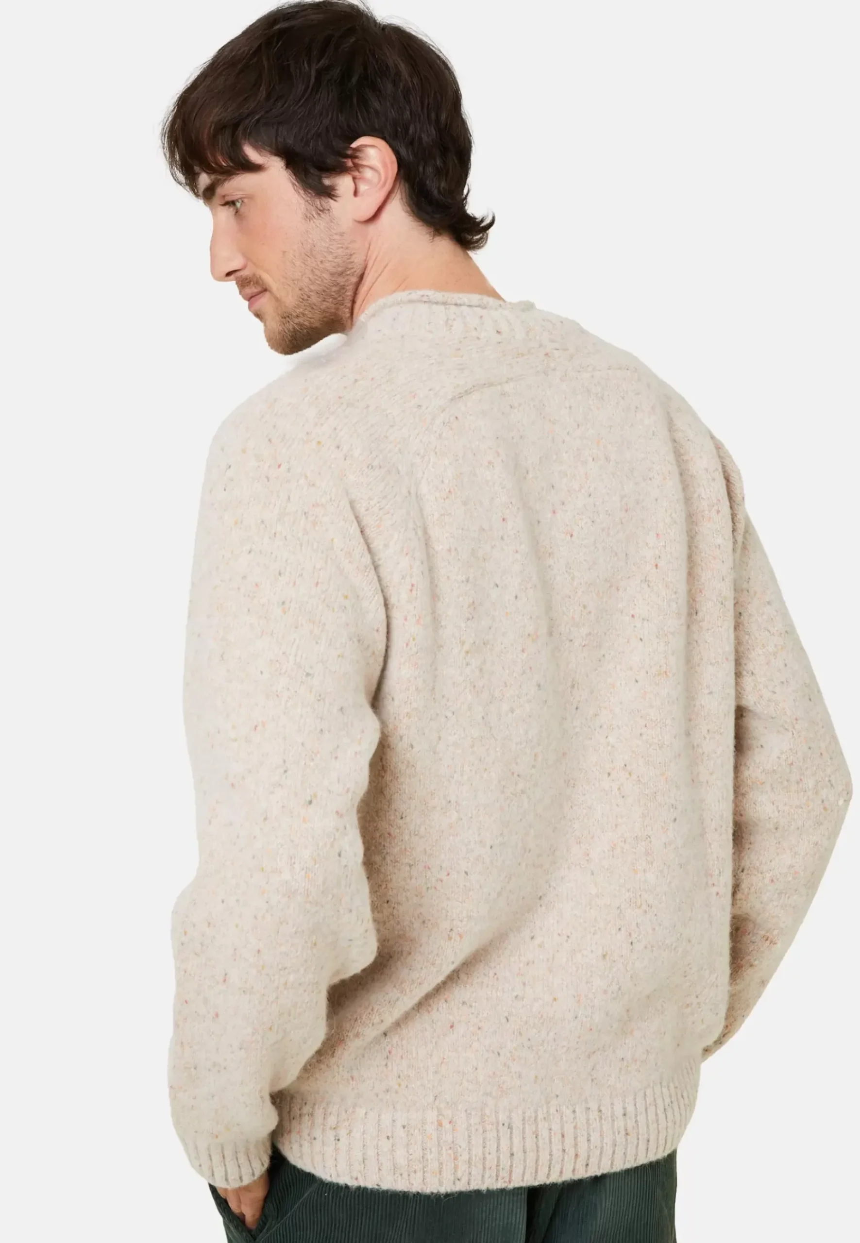 Maison Montagut Pulls>Pull Ras De Cou Chine En Laine Melangee - Ferdinand