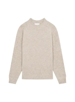 Maison Montagut Pulls>Pull Ras De Cou Chine En Laine Melangee - Ferdinand