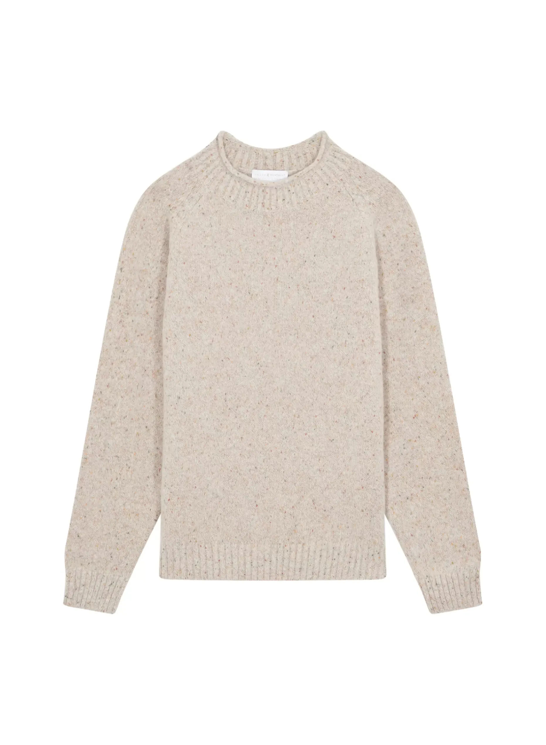 Maison Montagut Pulls>Pull Ras De Cou Chine En Laine Melangee - Ferdinand
