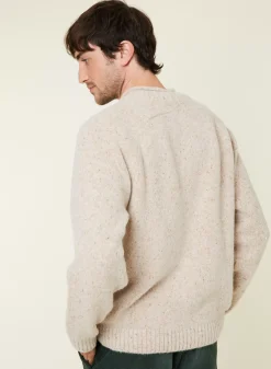 Maison Montagut Pulls>Pull Ras De Cou Chine En Laine Melangee - Ferdinand