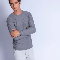 Maison Montagut Pulls>Pull Ras Du Cou En Coton Cachemire - Hizoka