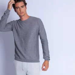 Maison Montagut Pulls>Pull Ras Du Cou En Coton Cachemire - Hizoka