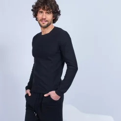 Maison Montagut Pulls>Pull Ras Du Cou En Coton Cachemire - Hizoka