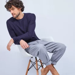 Maison Montagut Pulls>Pull Ras Du Cou En Coton Cachemire - Hizoka