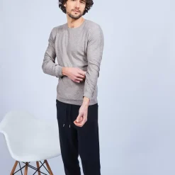 Maison Montagut Pulls>Pull Ras Du Cou En Coton Cachemire - Hizoka