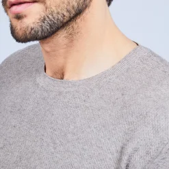 Maison Montagut Pulls>Pull Ras Du Cou En Coton Cachemire - Hizoka