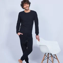 Maison Montagut Pulls>Pull Ras Du Cou En Coton Cachemire - Hizoka