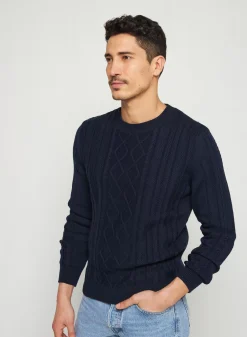 Maison Montagut Pulls>Pull Torsade En Coton Bio - Ridwane