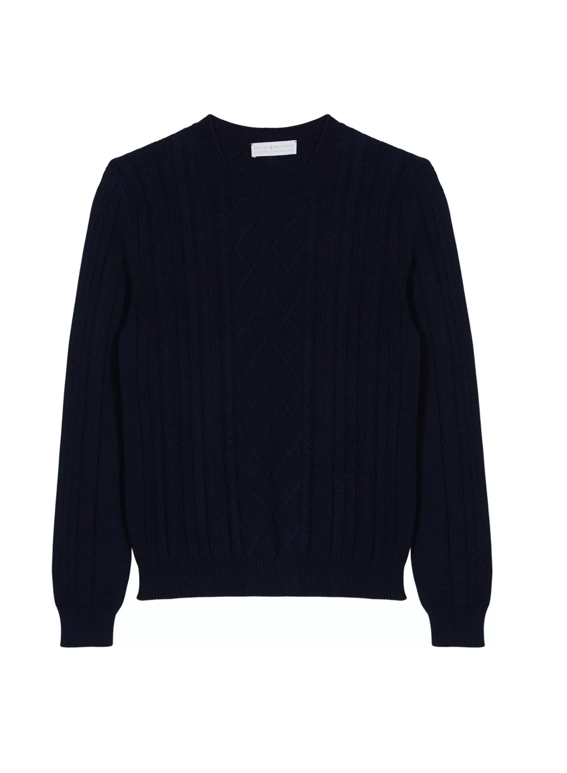 Maison Montagut Pulls>Pull Torsade En Coton Bio - Ridwane