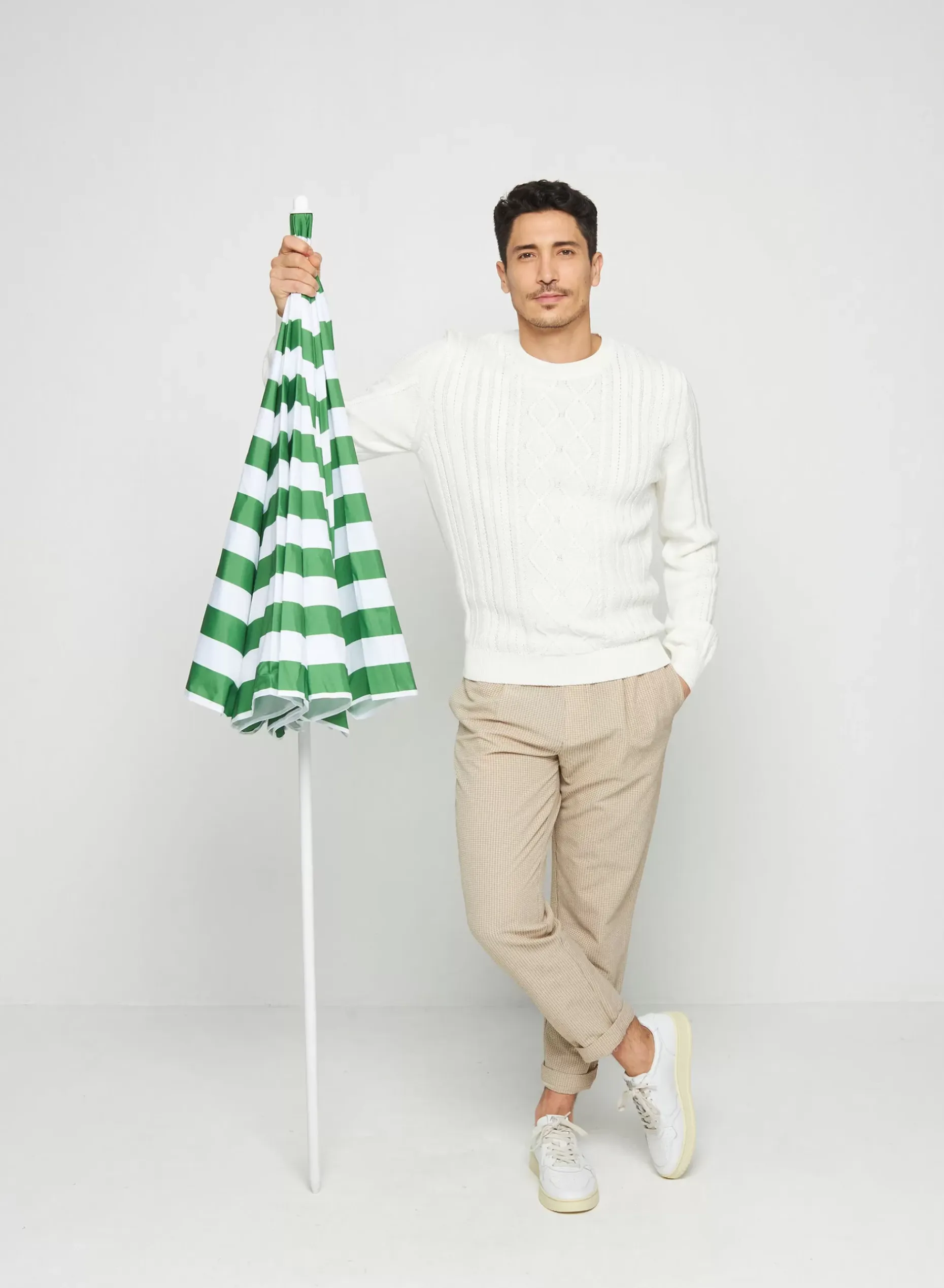 Maison Montagut Pulls>Pull Torsade En Coton Bio - Ridwane