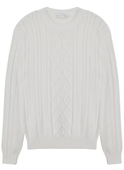 Maison Montagut Pulls>Pull Torsade En Coton Bio - Ridwane