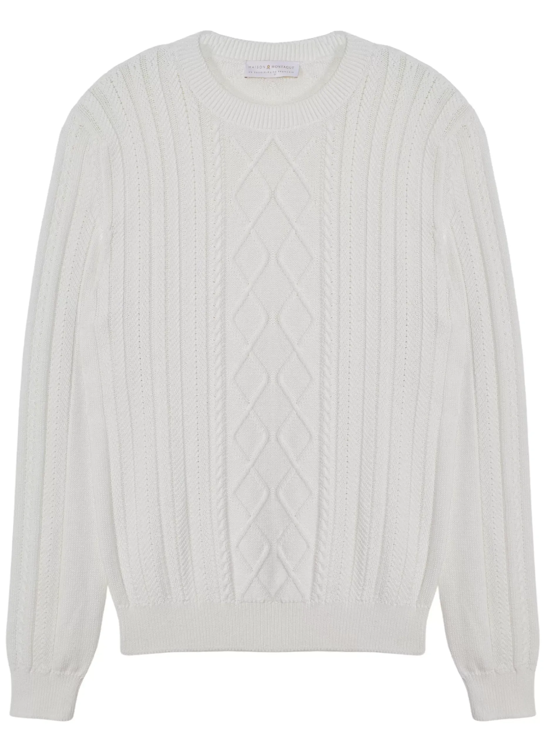 Maison Montagut Pulls>Pull Torsade En Coton Bio - Ridwane