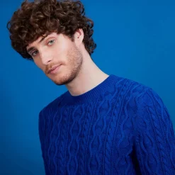 Maison Montagut Pulls>Pull Torsade En Coton - Dublin