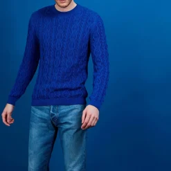 Maison Montagut Pulls>Pull Torsade En Coton - Dublin