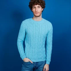 Maison Montagut Pulls>Pull Torsade En Coton - Dublin