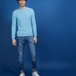 Maison Montagut Pulls>Pull Torsade En Coton - Dublin