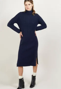 Maison Montagut Robes>Robe En Cachemire 4 Fils A Mailles Torsadees - Gisele