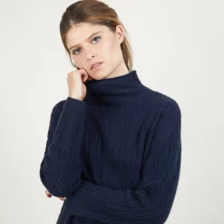 Maison Montagut Robes>Robe En Cachemire 4 Fils A Mailles Torsadees - Gisele