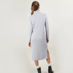 Maison Montagut Robes>Robe En Cachemire 4 Fils A Mailles Torsadees - Gisele