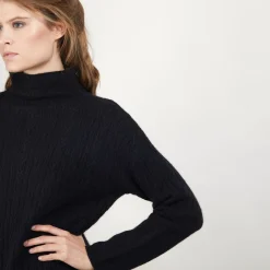 Maison Montagut Robes>Robe En Cachemire 4 Fils A Mailles Torsadees - Gisele