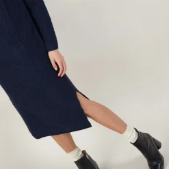 Maison Montagut Robes>Robe En Cachemire 4 Fils A Mailles Torsadees - Gisele
