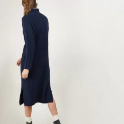 Maison Montagut Robes>Robe En Cachemire 4 Fils A Mailles Torsadees - Gisele