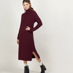 Maison Montagut Robes>Robe En Cachemire 4 Fils A Mailles Torsadees - Gisele
