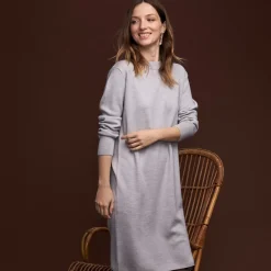 Maison Montagut Robes>Robe En Laine Boutons Epaule - Frankie