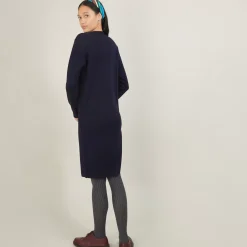 Maison Montagut Robes>Robe En Laine Boutons Epaule - Frankie