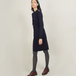 Maison Montagut Robes>Robe En Laine Boutons Epaule - Frankie