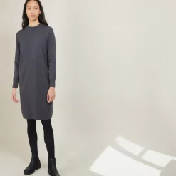 Maison Montagut Robes>Robe En Laine Boutons Epaule - Frankie