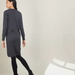 Maison Montagut Robes>Robe En Laine Boutons Epaule - Frankie