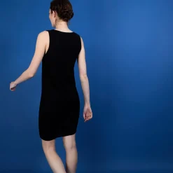 Maison Montagut Robes>Robe Longue En Lin Flamme - Bardot
