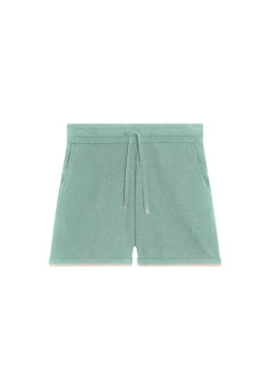 Maison Montagut Pantalons>Short A Poches En Coton Brosse - Maze