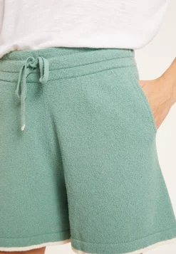 Maison Montagut Pantalons>Short A Poches En Coton Brosse - Maze