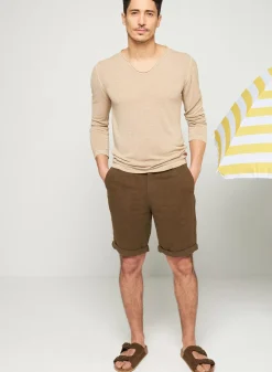 Maison Montagut Shorts Et Pantalons>Short Casual En Lin - Rodez