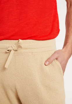 Maison Montagut Shorts Et Pantalons>Short En Coton Brosse - Drey