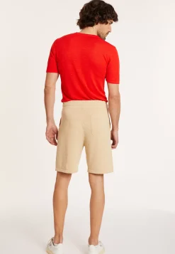 Maison Montagut Shorts Et Pantalons>Short En Coton Brosse - Drey
