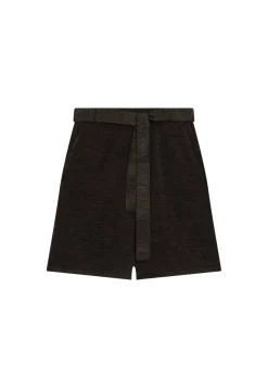 Maison Montagut Pantalons>Short Fluide En Lin Flamme - Maceo