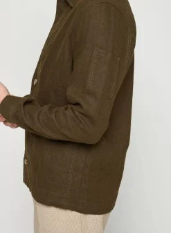 Maison Montagut Chemises>Surchemise Casual En Lin - Rodrigue