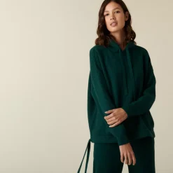 Maison Montagut Pulls>Sweat A Capuche En Cachemire Avec Poches - Ado