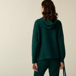 Maison Montagut Pulls>Sweat A Capuche En Cachemire Avec Poches - Ado