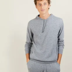 Maison Montagut Vestes Et Gilets>Sweat A Capuche En Cachemire - Badwin