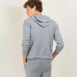 Maison Montagut Vestes Et Gilets>Sweat A Capuche En Cachemire - Badwin