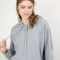 Maison Montagut Pulls>Sweat A Capuche En Cachemire Et Laine Recycles - Gala