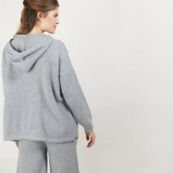 Maison Montagut Pulls>Sweat A Capuche En Cachemire Et Laine Recycles - Gala