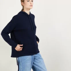 Maison Montagut Pulls>Sweat A Capuche En Cachemire Et Laine Recycles - Gala
